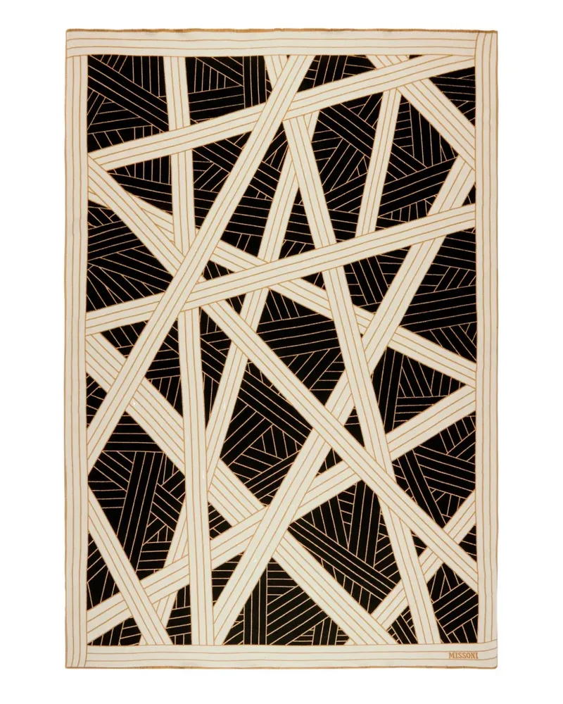 Missoni Home Überwurf mit geometrischem Muster - Schwarz Schwarz