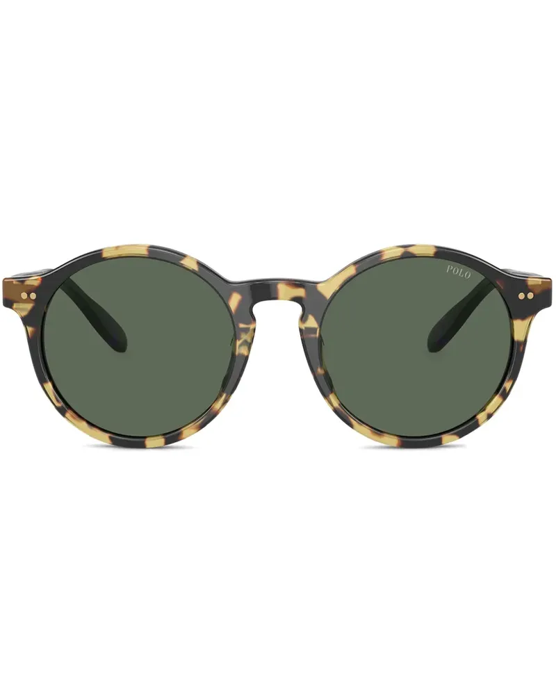 Ralph Lauren Sonnenbrille mit rundem Gestell - Braun Braun