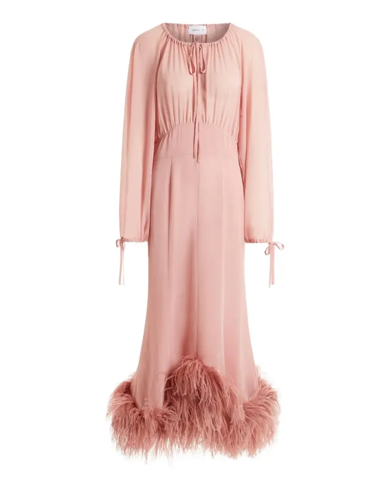 16ARLINGTON Davis Kleid mit Schleifenkragen - Rosa Rosa