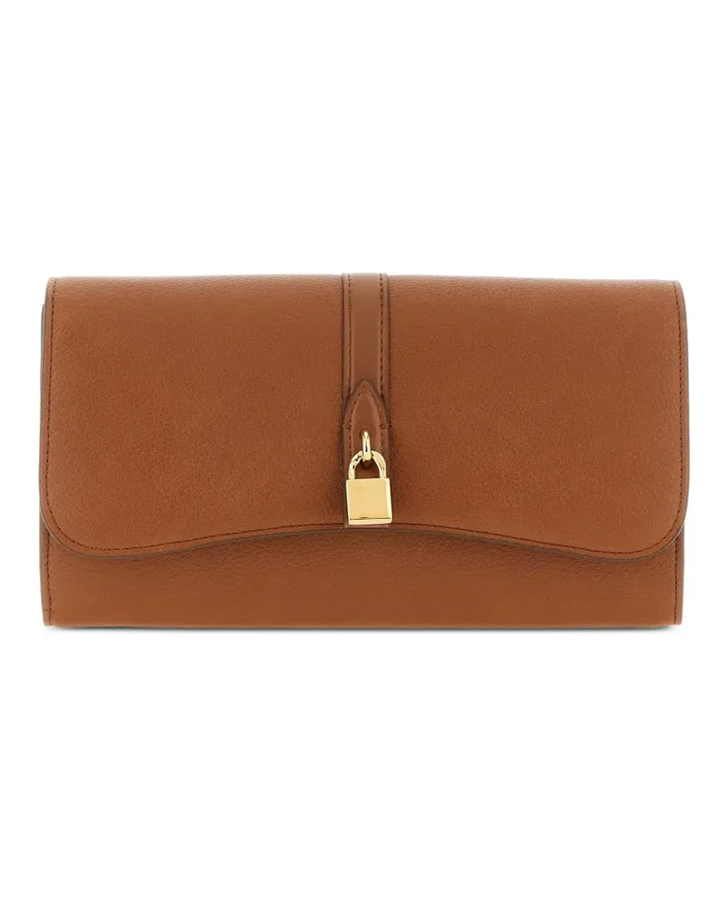 Stella McCartney Ryder Portemonnaie mit Schloss - Braun Braun