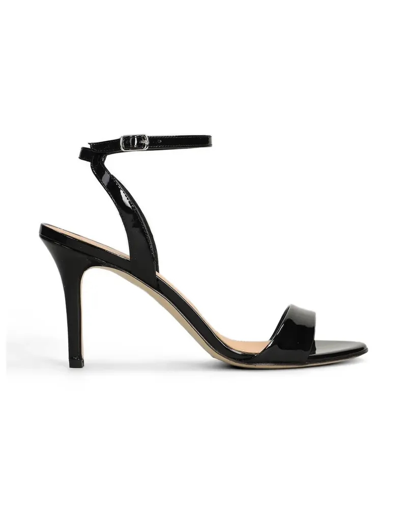 The Seller patent-finish ankle-strap sandals - Schwarz Schwarz