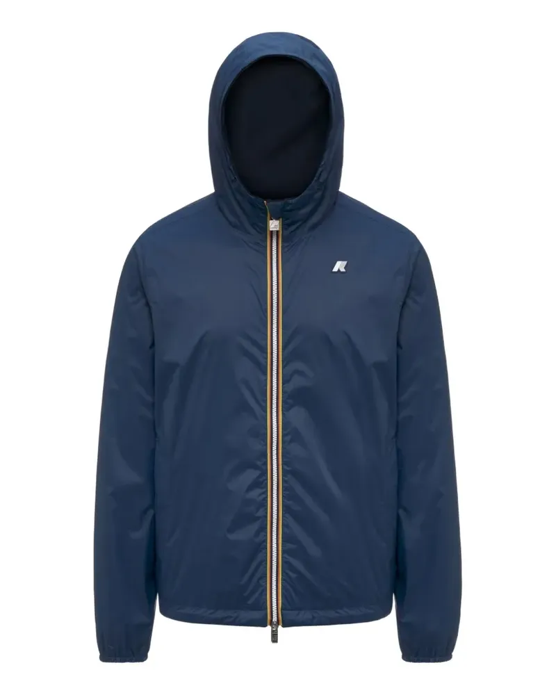 K-Way zip-up hooded jacket - Blau Blau