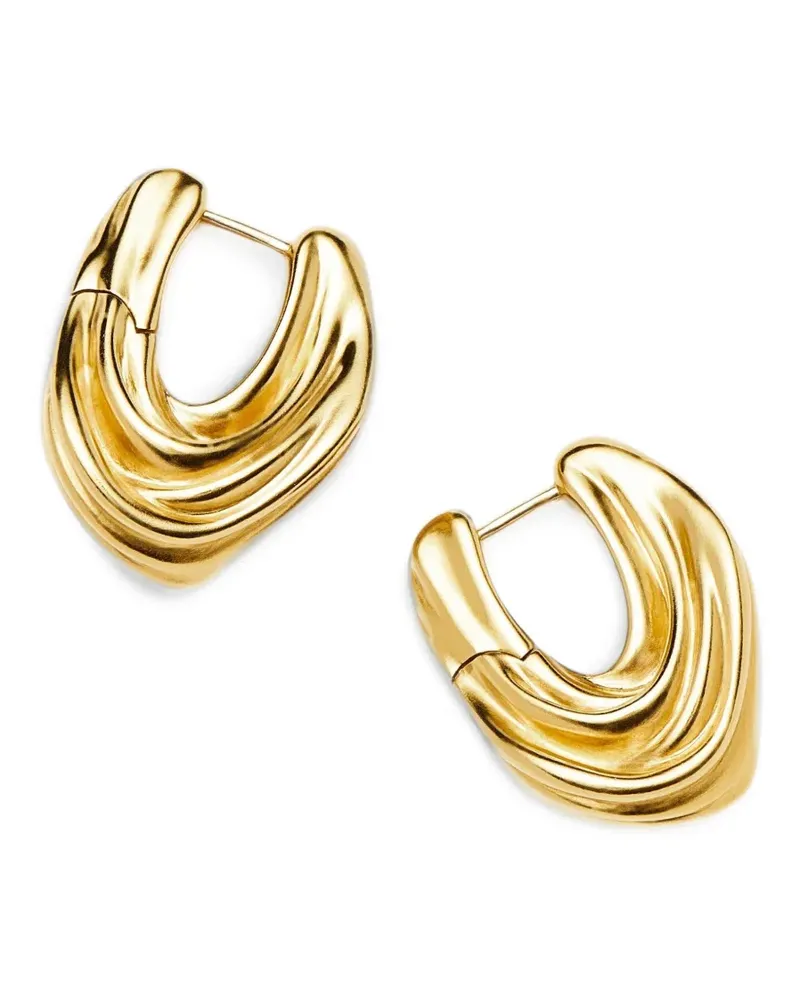 Missoma Drapierte Creolen - Gold Gold