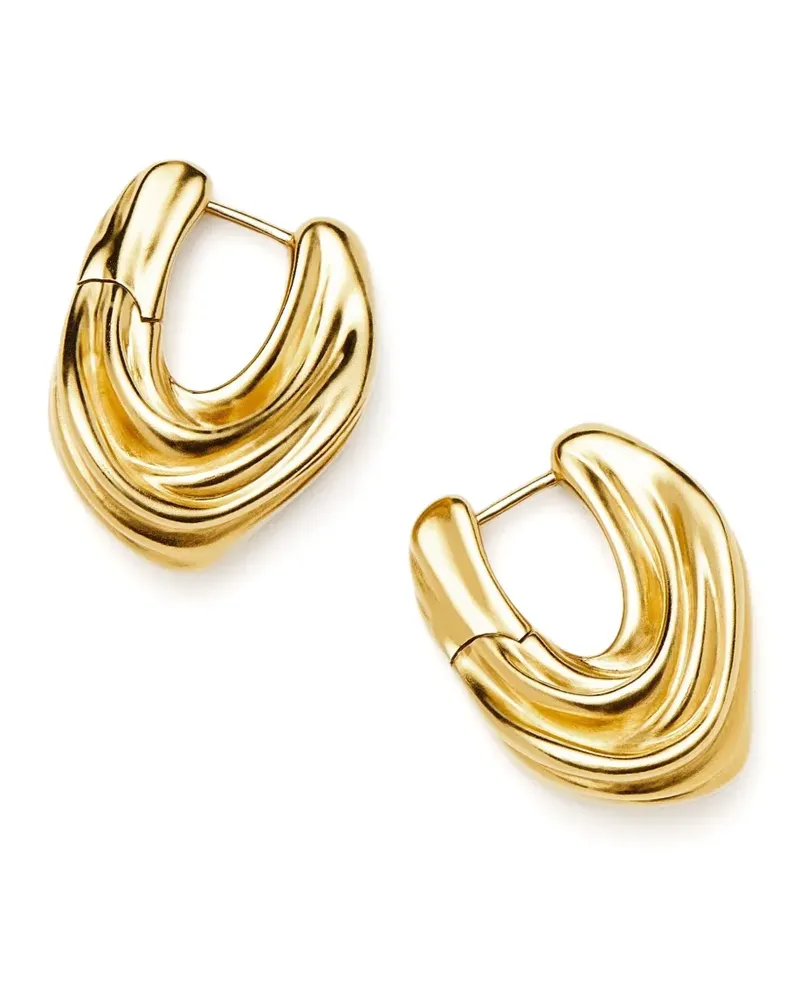 Missoma Drapierte Creolen - Gold Gold