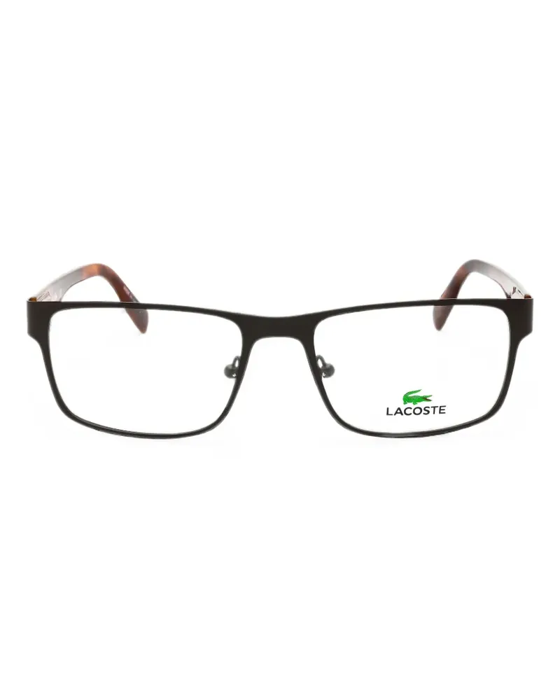 Lacoste rectangle-frame glasses - Schwarz Schwarz