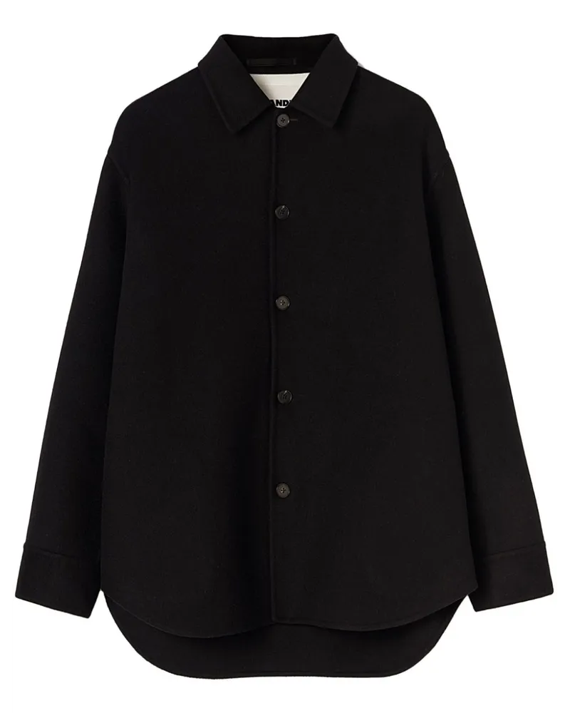 Jil Sander Hemd aus Kaschmir - Schwarz Schwarz