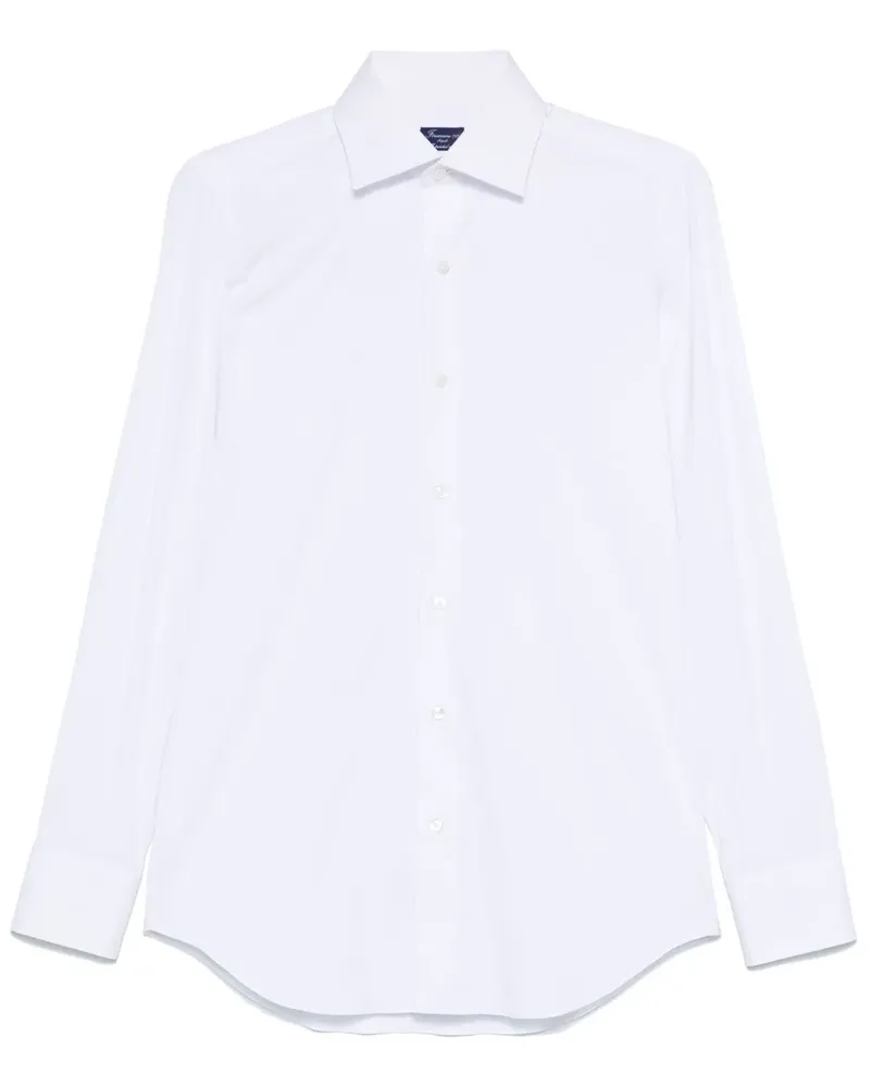 Finamore 1925 Milano Hemd - Weiß Weiß