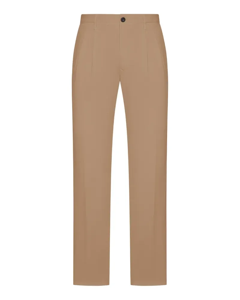 Incotex pleated tailored trousers - Nude Nude