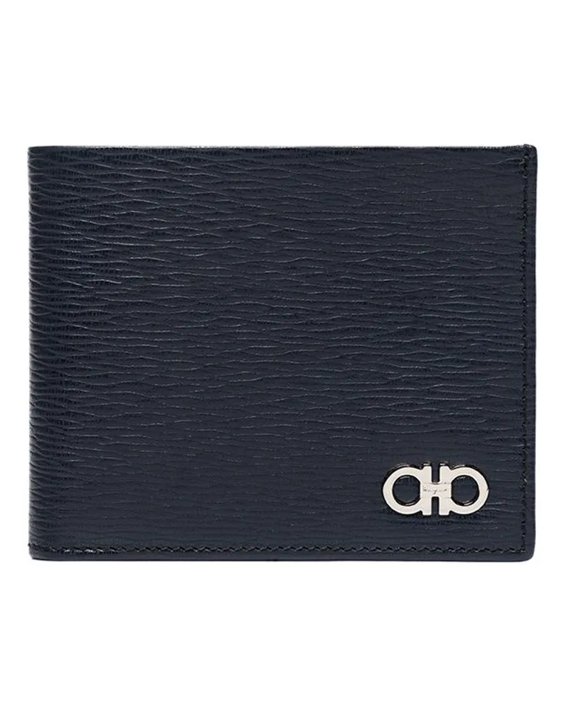 Ferragamo Portemonnaie mit Gancini-Detail - Blau Blau