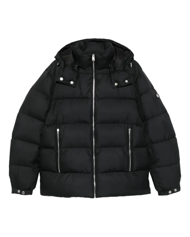HUGO BOSS Gefütterte Kapuzenjacke - Schwarz Schwarz
