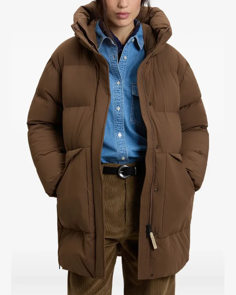 Woolrich Gesteppter Madison Parka mit Kapuze - Braun Braun
