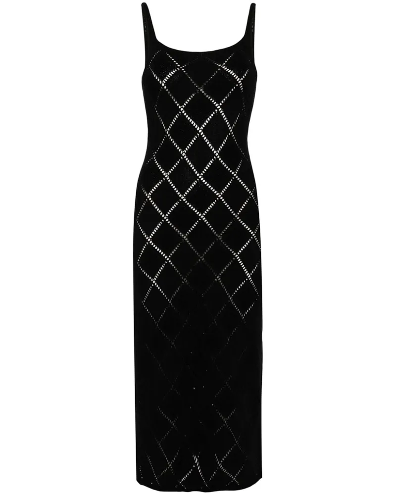 Alohas Loud Kleid aus Strick - Schwarz Schwarz