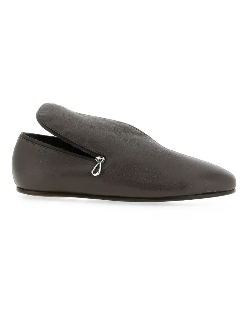KIKO KOSTADINOV Petrel asymmetrical zip loafers - Schwarz Schwarz