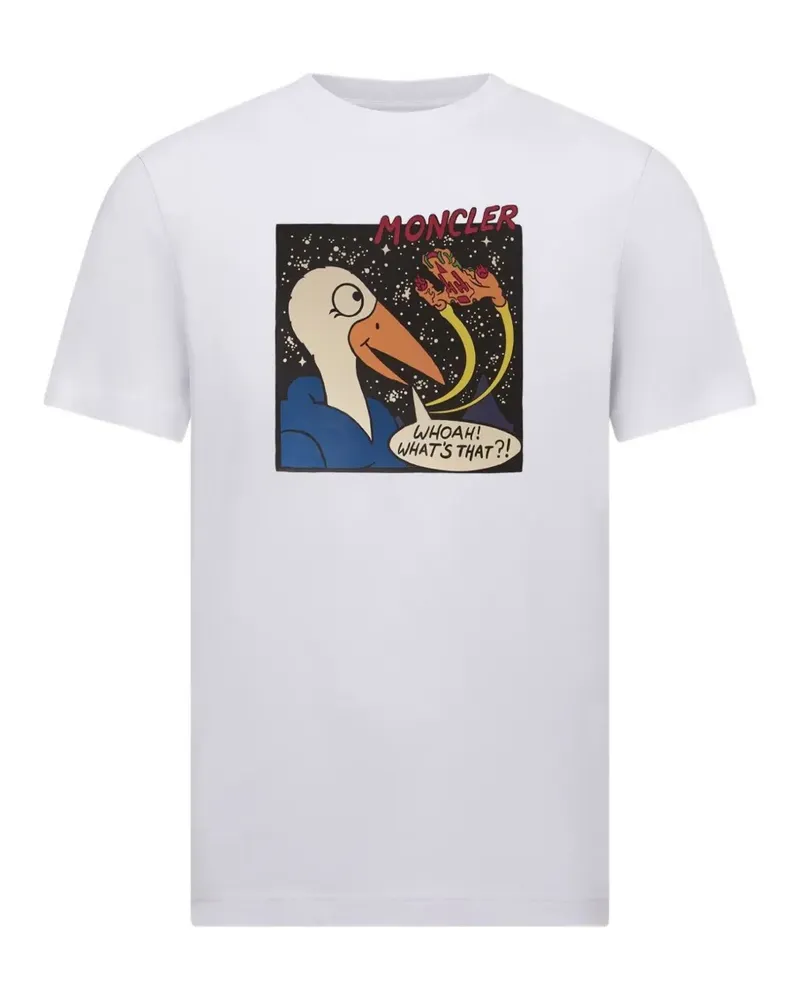 Moncler Space MonDuck T-Shirt - Weiß Weiß