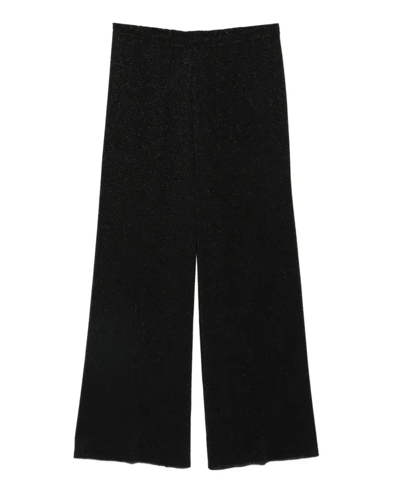 NEERA knitted trousers - Schwarz Schwarz