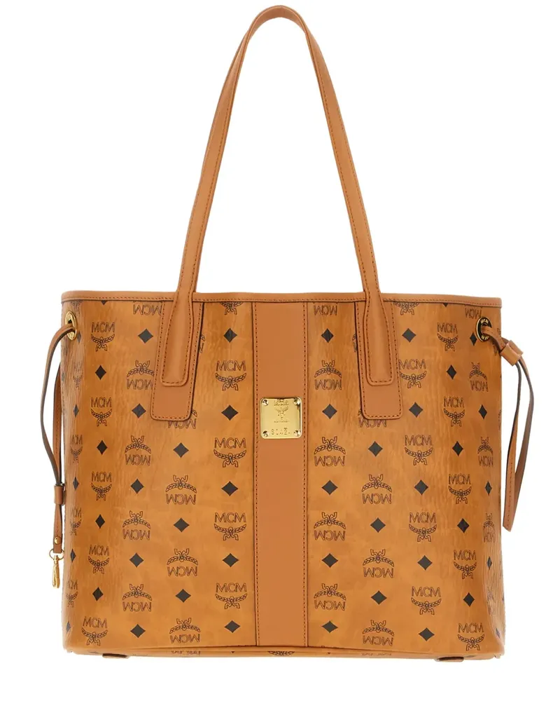 MCM printed-logo tote bag - Braun Braun