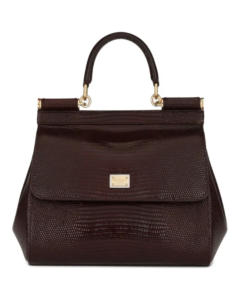 Dolce & Gabbana Mittelgroße Sicily Handtasche - Rot Rot