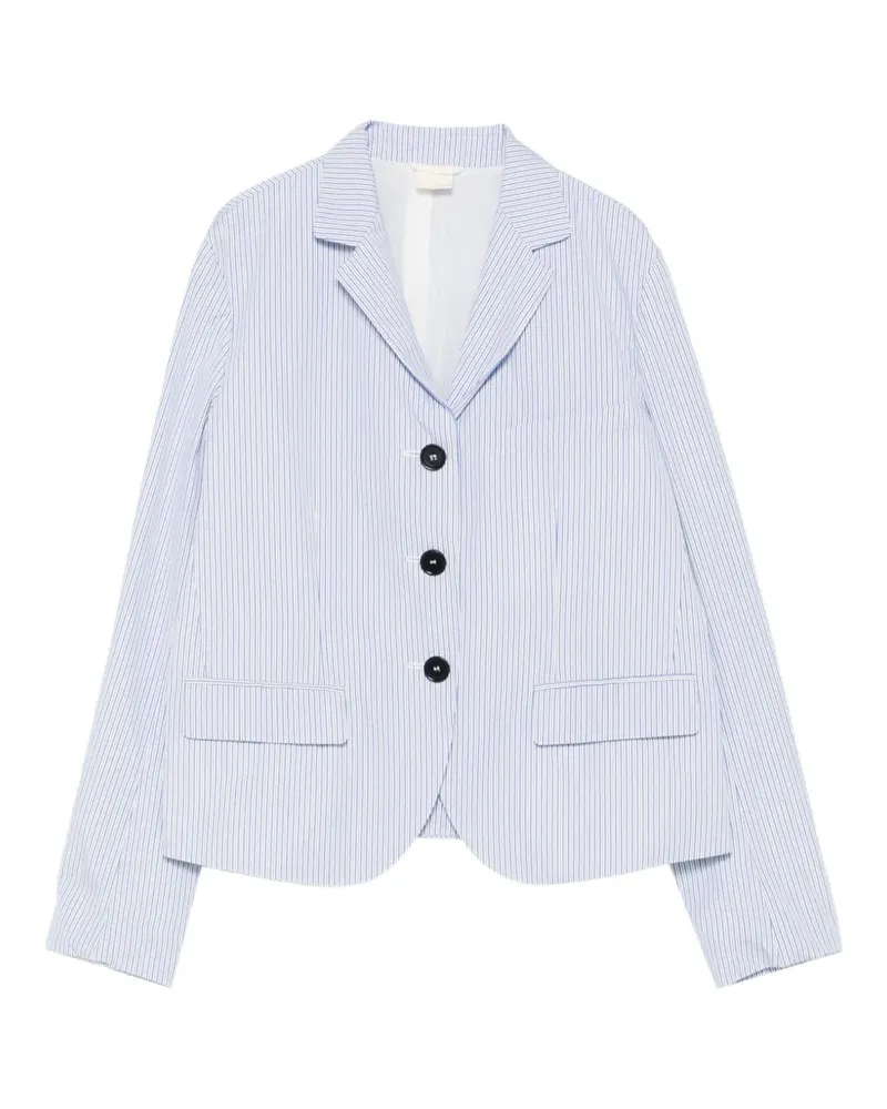 ASPESI Gestreifter Blazer mit Knöpfen - Weiß Weiß