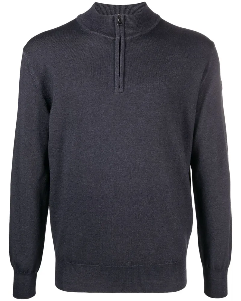 Paul & Shark Pullover mit Reißverschluss - Blau Blau