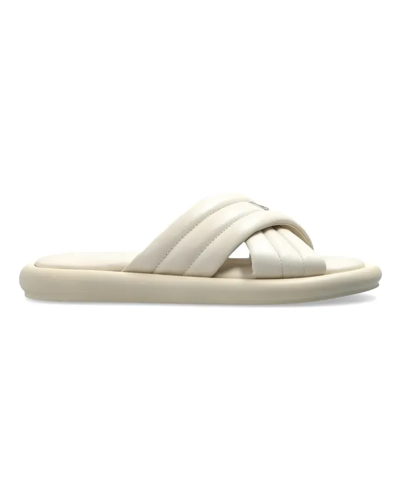 Bogner Portofino criss-cross slides - Nude Nude