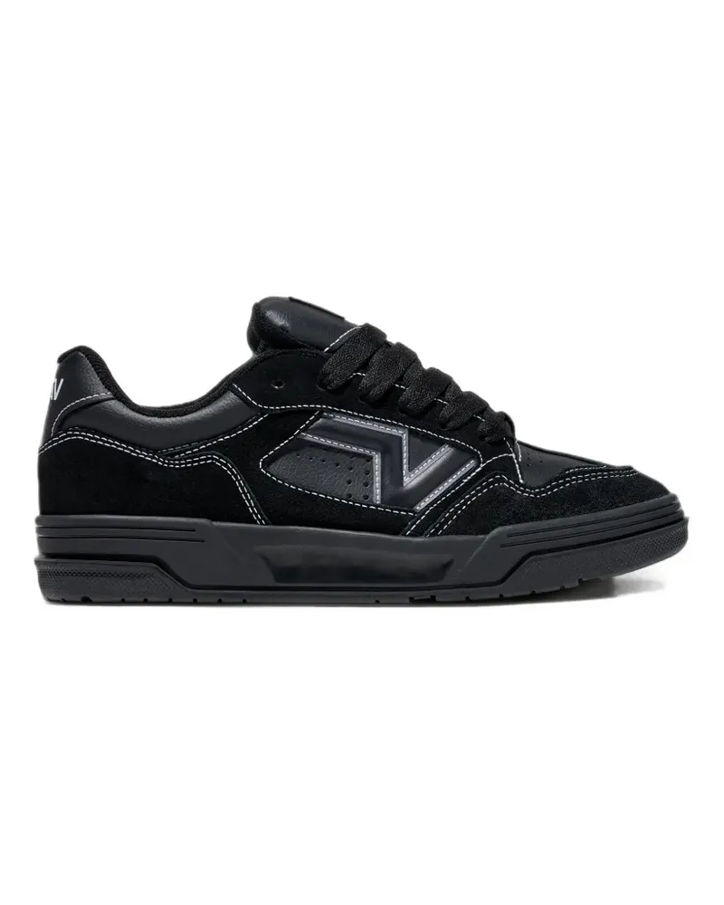 Vans Upland Low-Top-Sneakers mit Kontrastnähten - Schwarz Schwarz