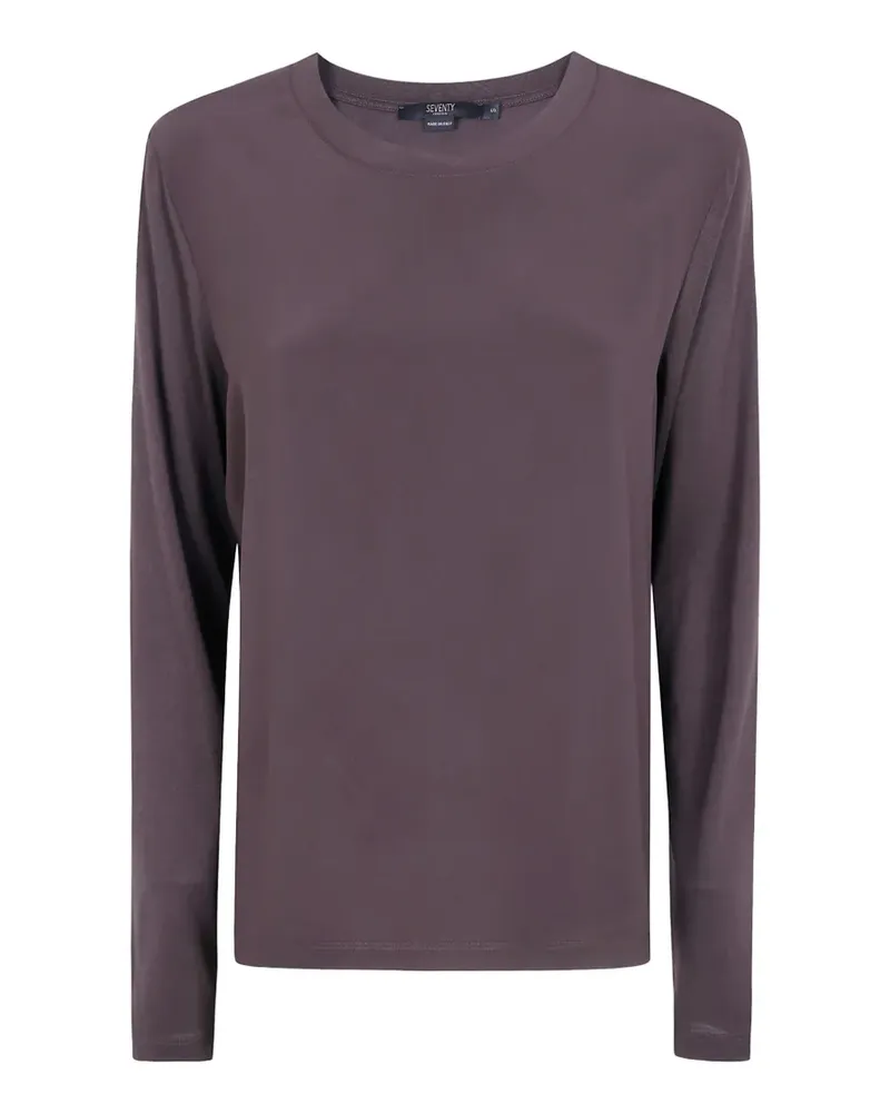 Seventy Klassisches Langarmshirt - Violett Violett