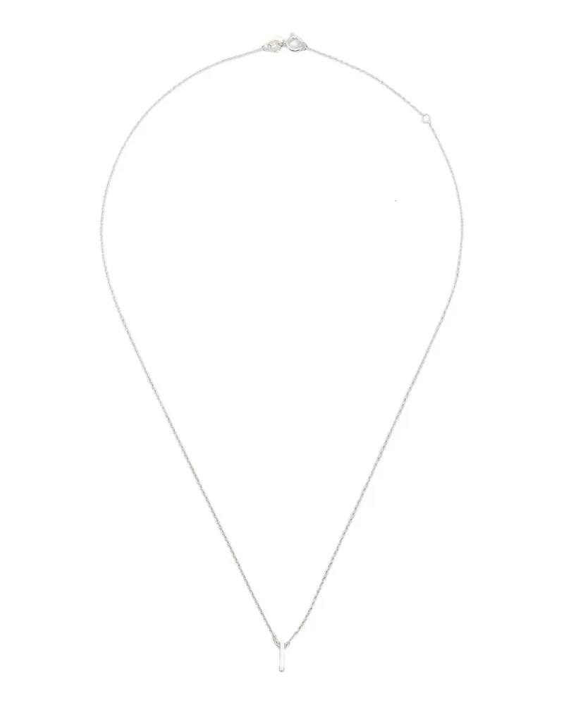 Le Gramme alphabet necklace - Silber Silber
