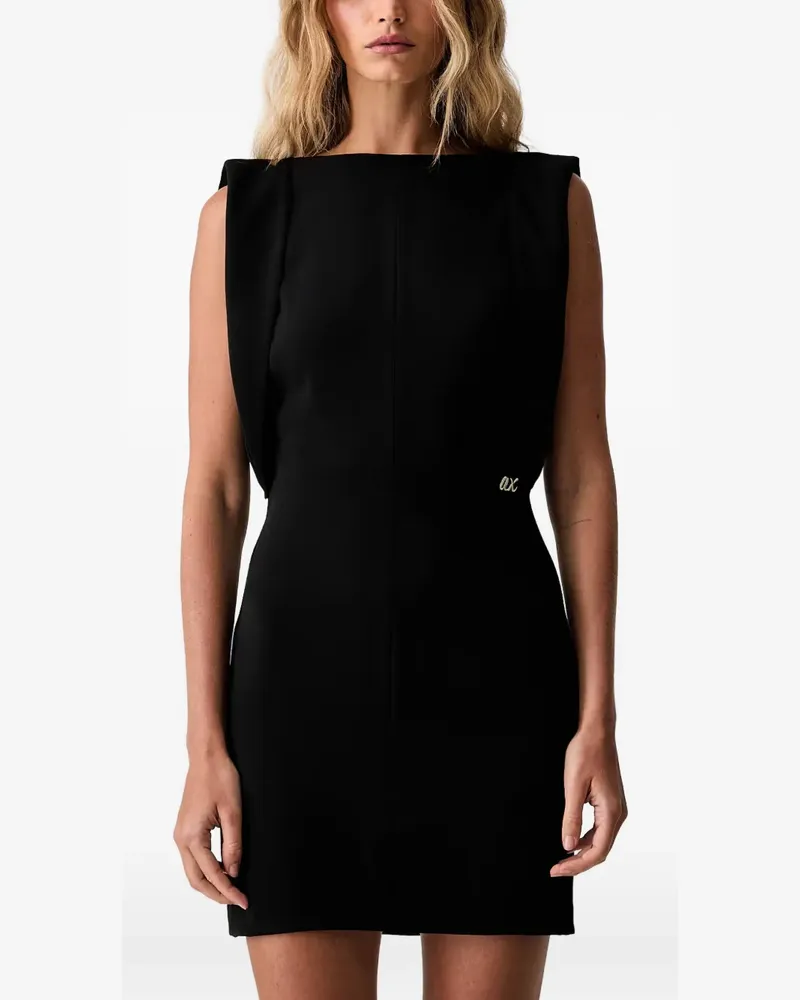 Armani Exchange Minikleid mit wattierten Schultern - Schwarz Schwarz