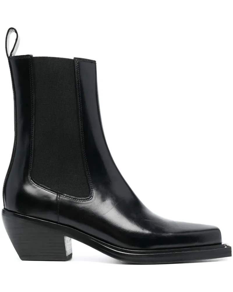 Sandro Stiefel mit Schichtabsatz - Schwarz Schwarz