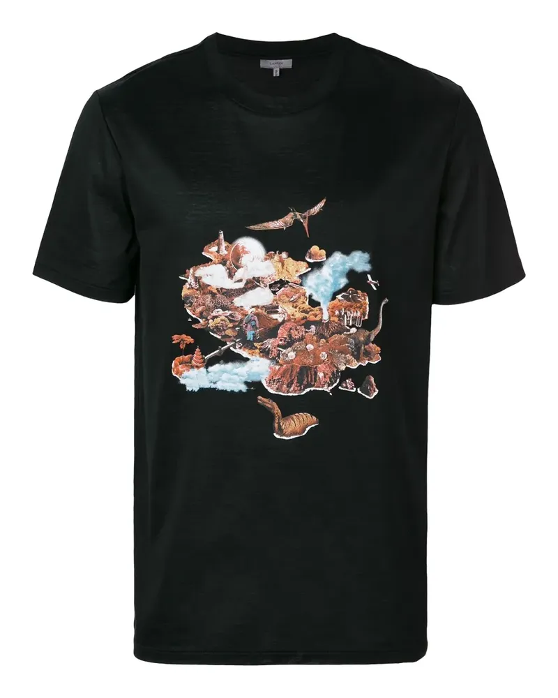 Lanvin The Island' T-Shirt - Schwarz Schwarz