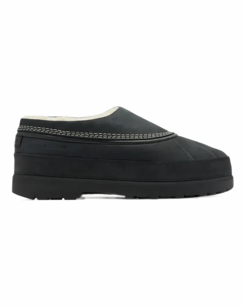 Sorel Ambler Mules aus Wildleder mit Kontrastnähten - Schwarz Schwarz