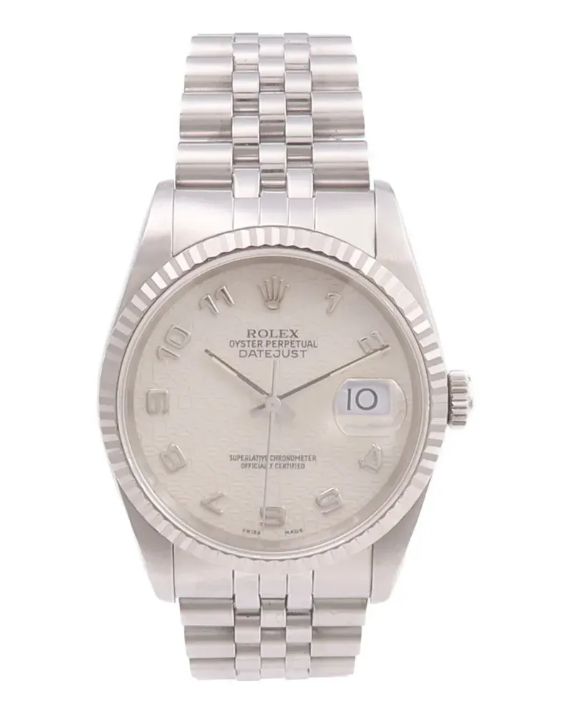 Rolex Datejust Fluted Bezel watch 36mm - Weiß Weiß