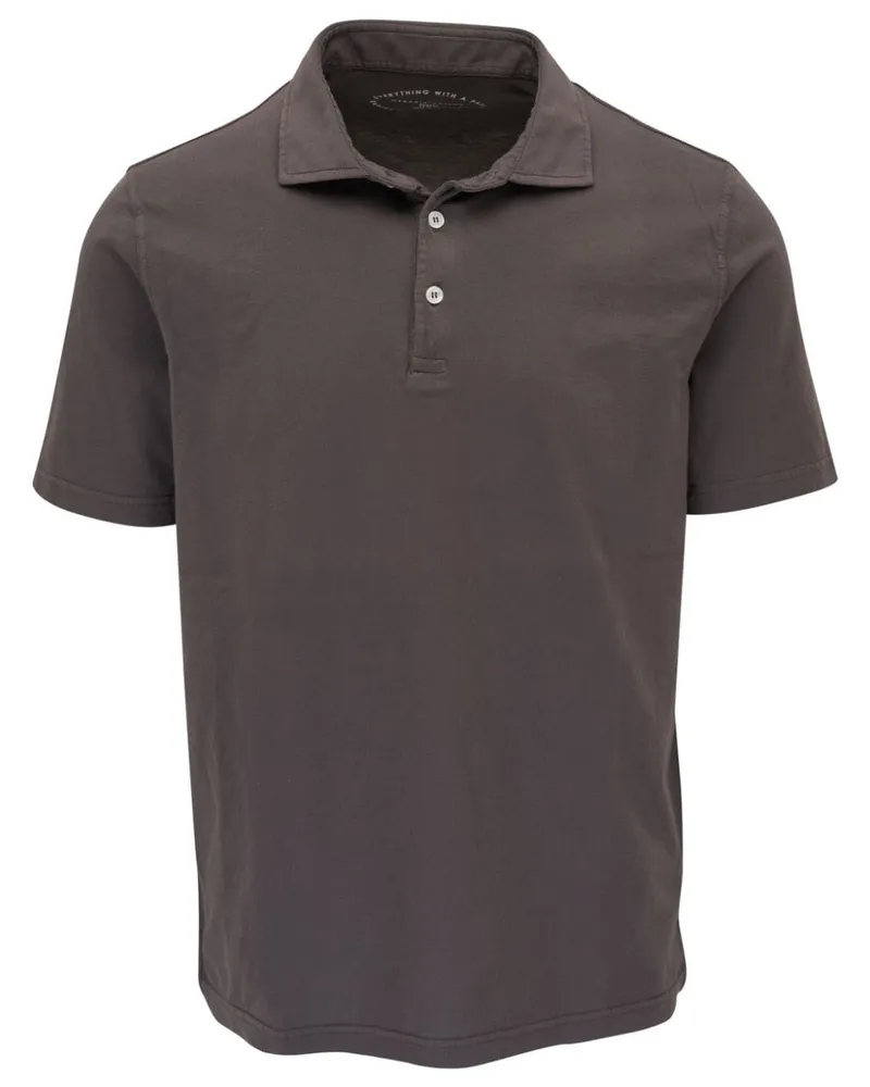Fedeli Kurzärmeliges Poloshirt - Grau Grau