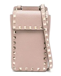 Valentino Garavani Handytasche mit Rockstud-Verzierung Rosa