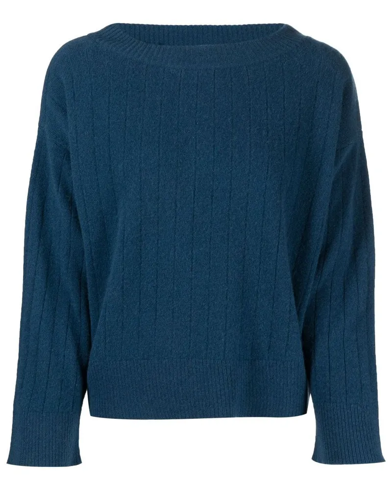 Pringle of Scotland Gerippter Pullover - Blau Blau