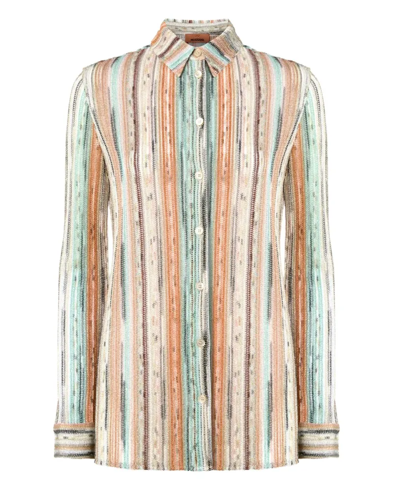 Missoni Gestreiftes Hemd - Nude Nude