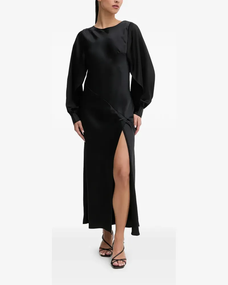HUGO BOSS Kawine midi dress - Schwarz Schwarz