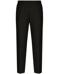 Dolce & Gabbana Hose mit Logo-Patch Schwarz