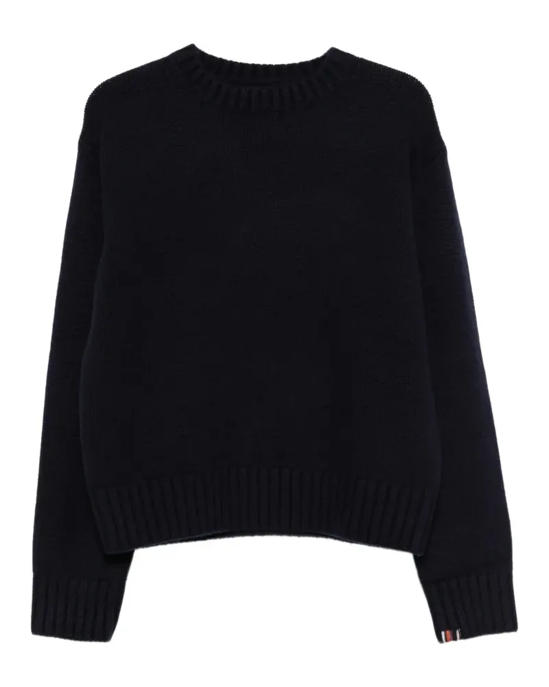 extreme cashmere Oldie Pullover mit überschnittenen Schultern - Blau Blau