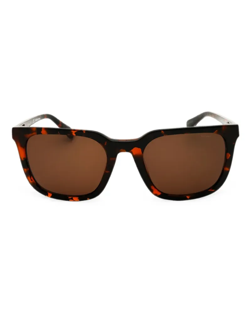 Gant Eckige Sonnenbrille in Schildpattoptik - Braun Braun
