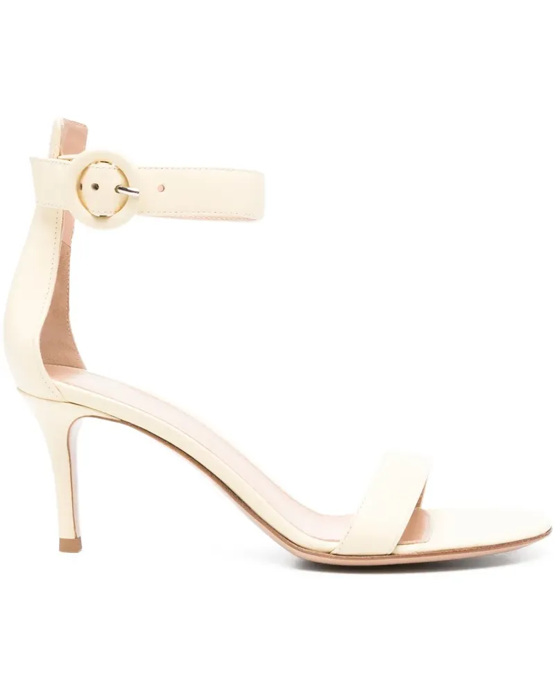 Gianvito Rossi Portofino Sandalen mit Knöchelriemen 65mm - Nude Nude