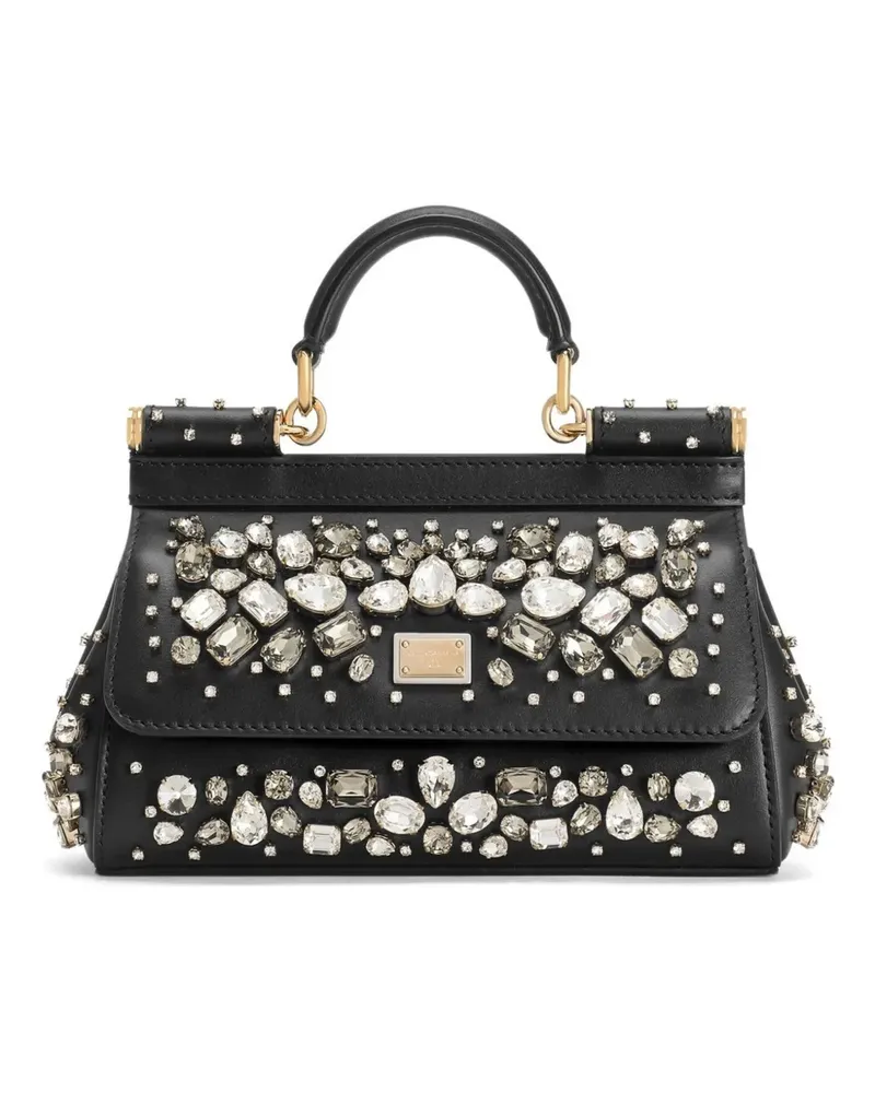 Dolce & Gabbana Sicily Handtasche - Schwarz Schwarz