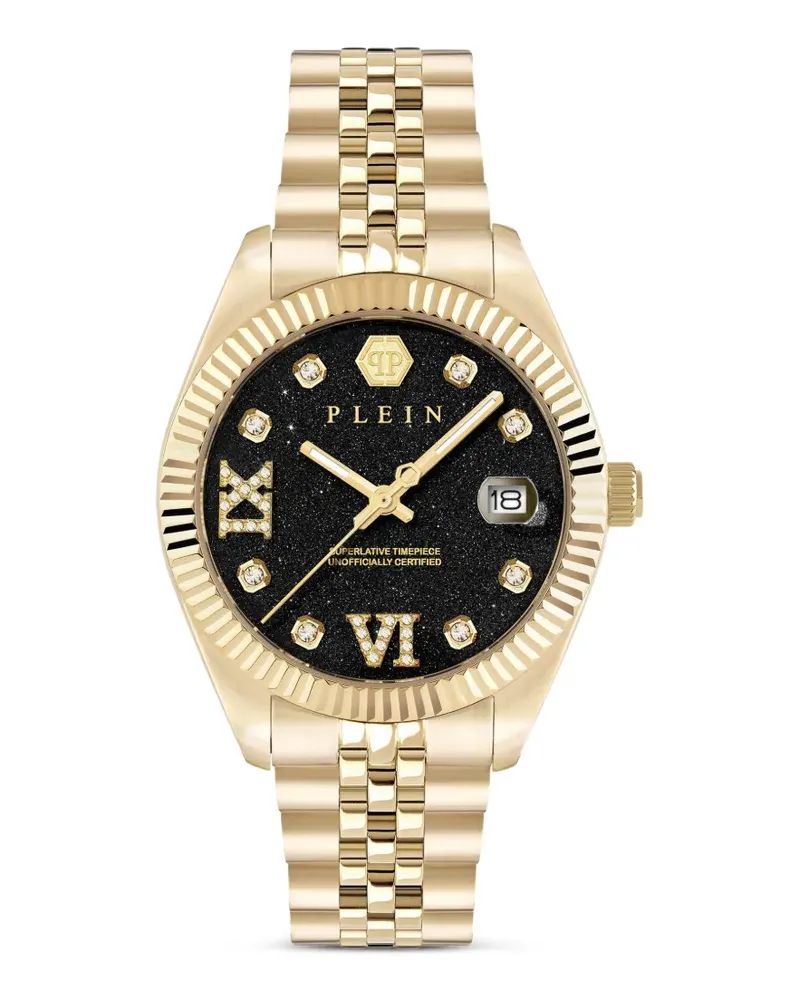 Philipp Plein Date Superlative Armbanduhr 34mm - Schwarz Schwarz