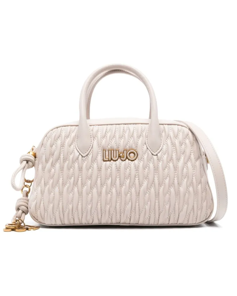 Liu Jo medium Bowling tote bag Nude