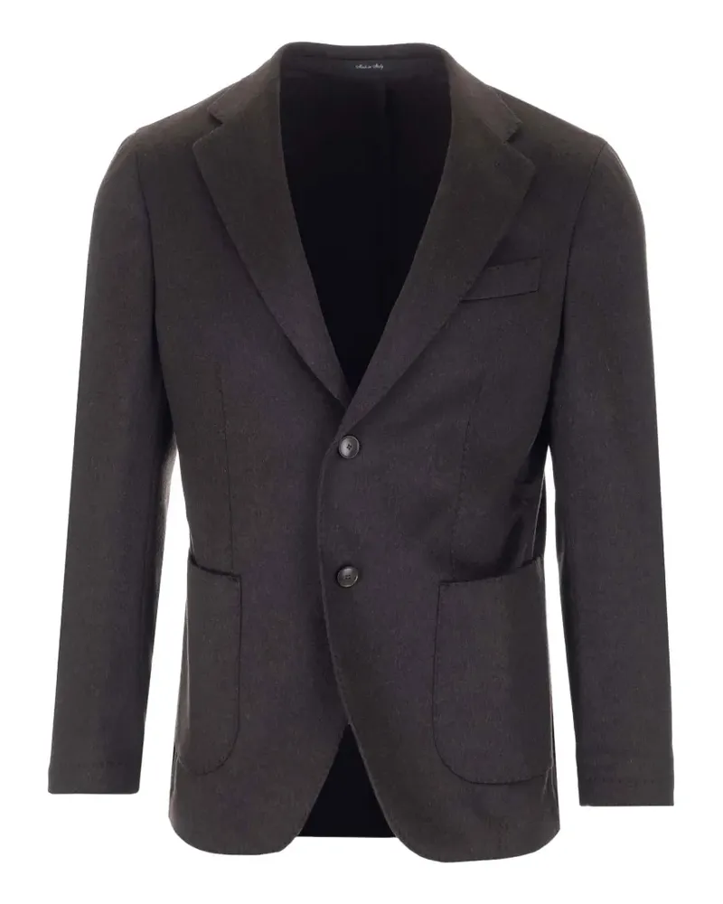 Al Duca D’Aosta 1902 single-breasted wool blazer - Braun Braun