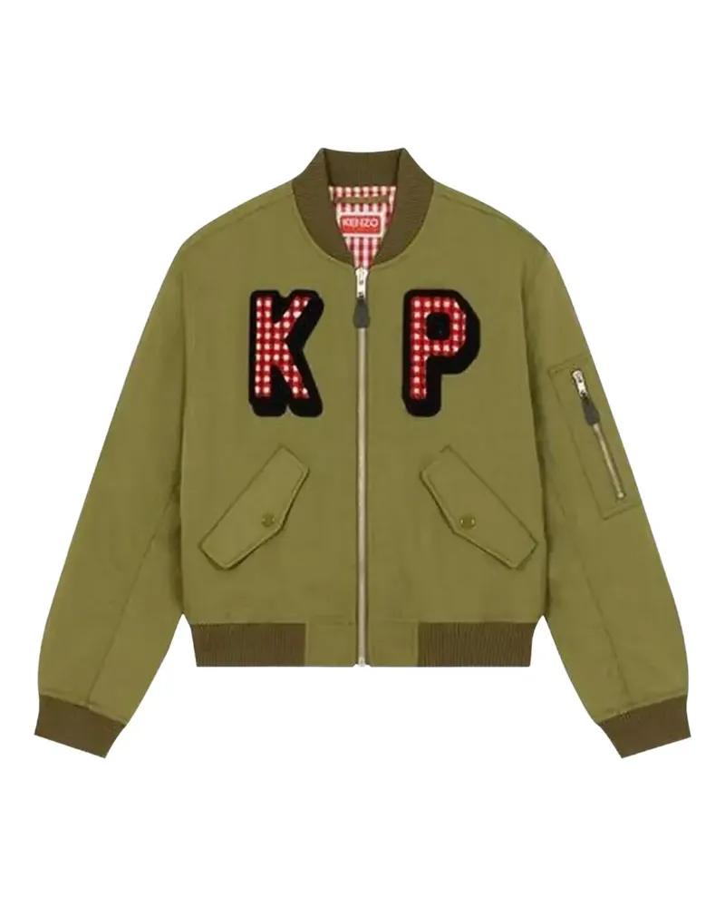 Kenzo Bomberjacke mit Vichy-Karo - Grün Grün