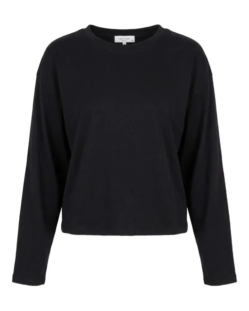 Rag & Bone long-sleeved T-shirt - Schwarz Schwarz