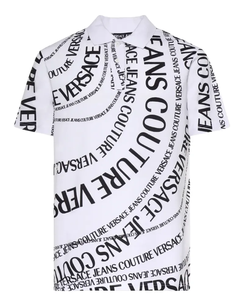 Versace Jeans logo-print polo shirt - Weiß Weiß