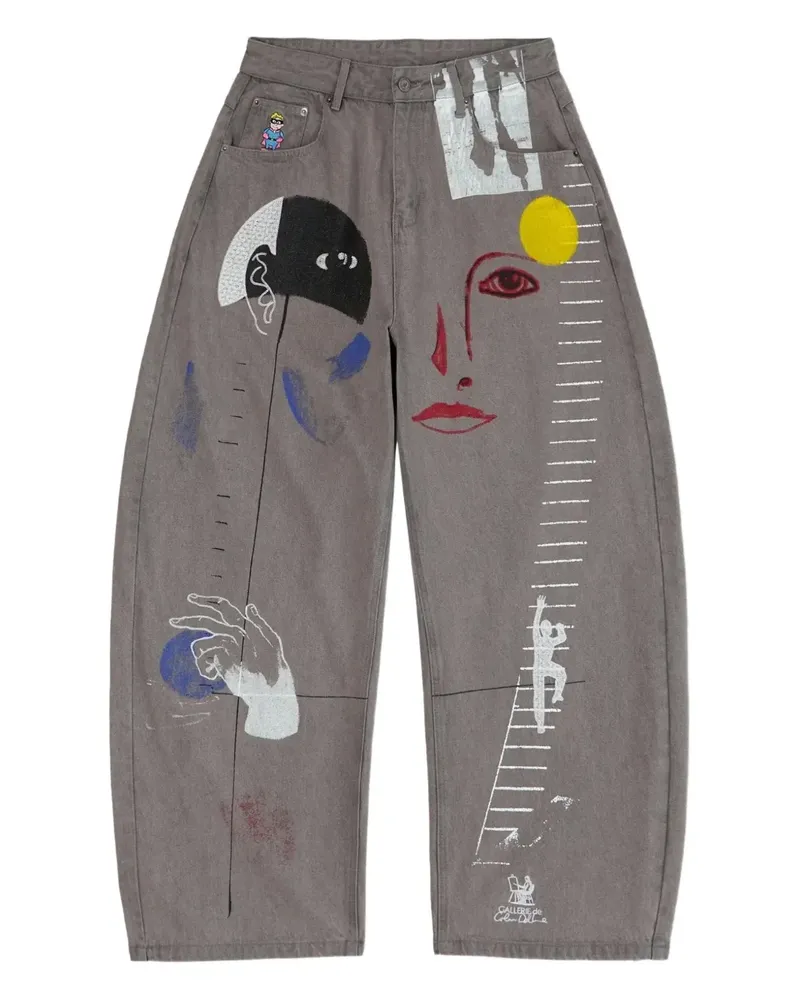 KidSuper From a Place I've Never Been baggy jeans - Grau Grau