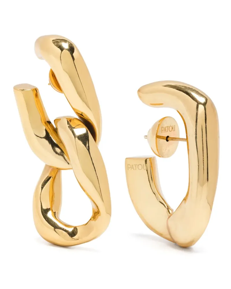 Patou Asymmetrische Ohrringe - Gold Gold